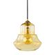 PLAFON SERIE LISE METAL ORO 3 L C/T AMBAR XTRELAMP