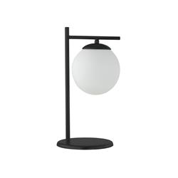 LAMPARA DE MESA ANABEL 1 LUZ NEGRO XTREL