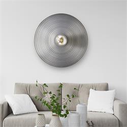 Aplique de Pared LOURDES Metal Plata D50