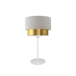 Lámpara de Mesa YASMINA Oro Blanco E27 1 Luz