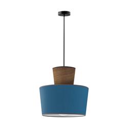 Lámpara de Techo BRIANA Madera Oscura Azul 32 Cm