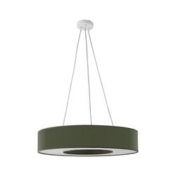 Lámpara de Techo EROS Tejido Verde Oliva 6 Luces 60 Cm