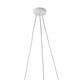 Lámpara de Techo SUNNY Tejido Blanco Difusor 6 Luces 100 Cm