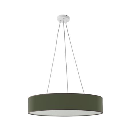 Lámpara de Techo SUNNY Tejido Verde Oliva 6 Luces 60 Cm