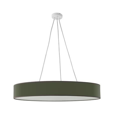 Lámpara de Techo SUNNY Tejido Verde Oliva 6 Luces 80 Cm